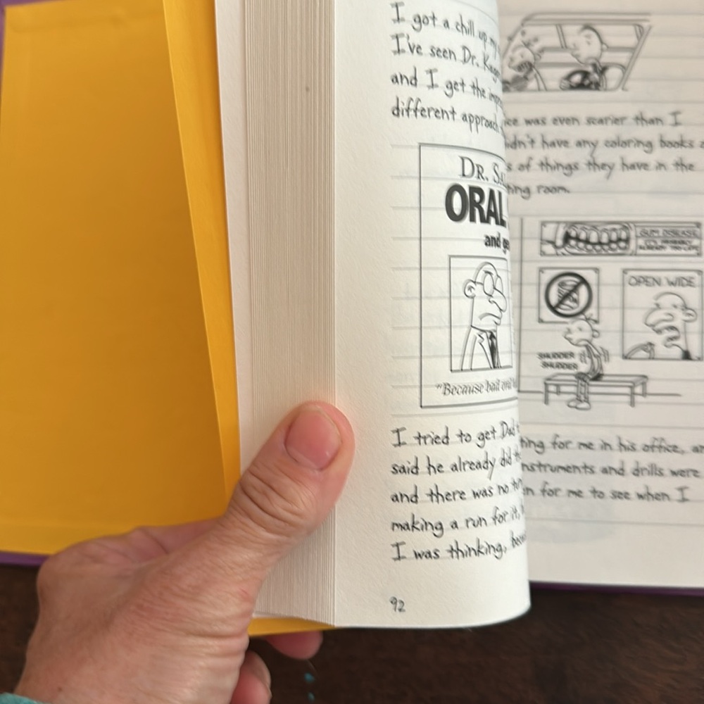 EUC set of two hard cover books-Diary of a Wimpy Kid. - Picture 7 of 8
